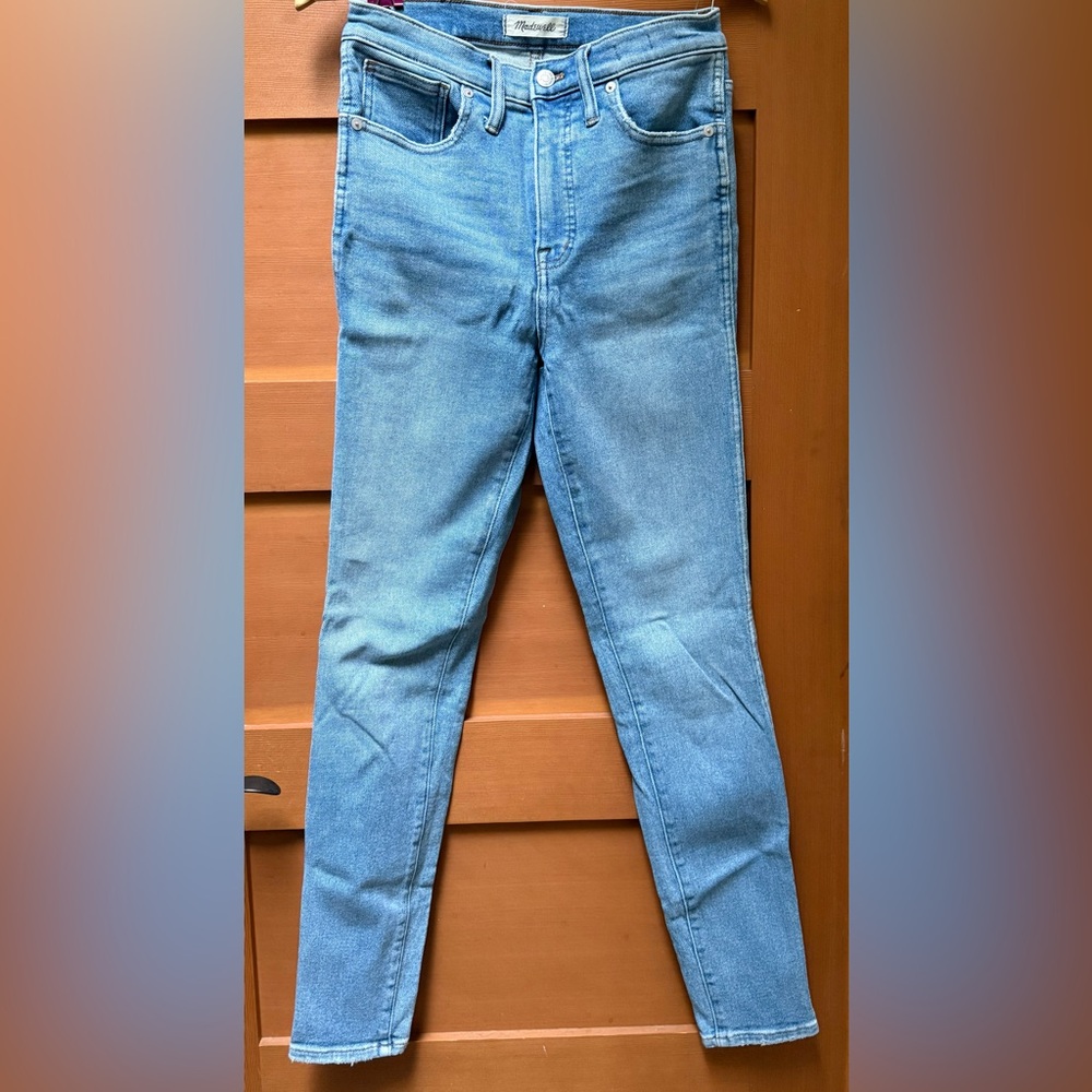 Madewell Light Blue Skinny Jeans 28 TALL